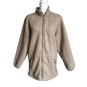 Eddie Bauer Collared Zip Up Jacket Size Medium